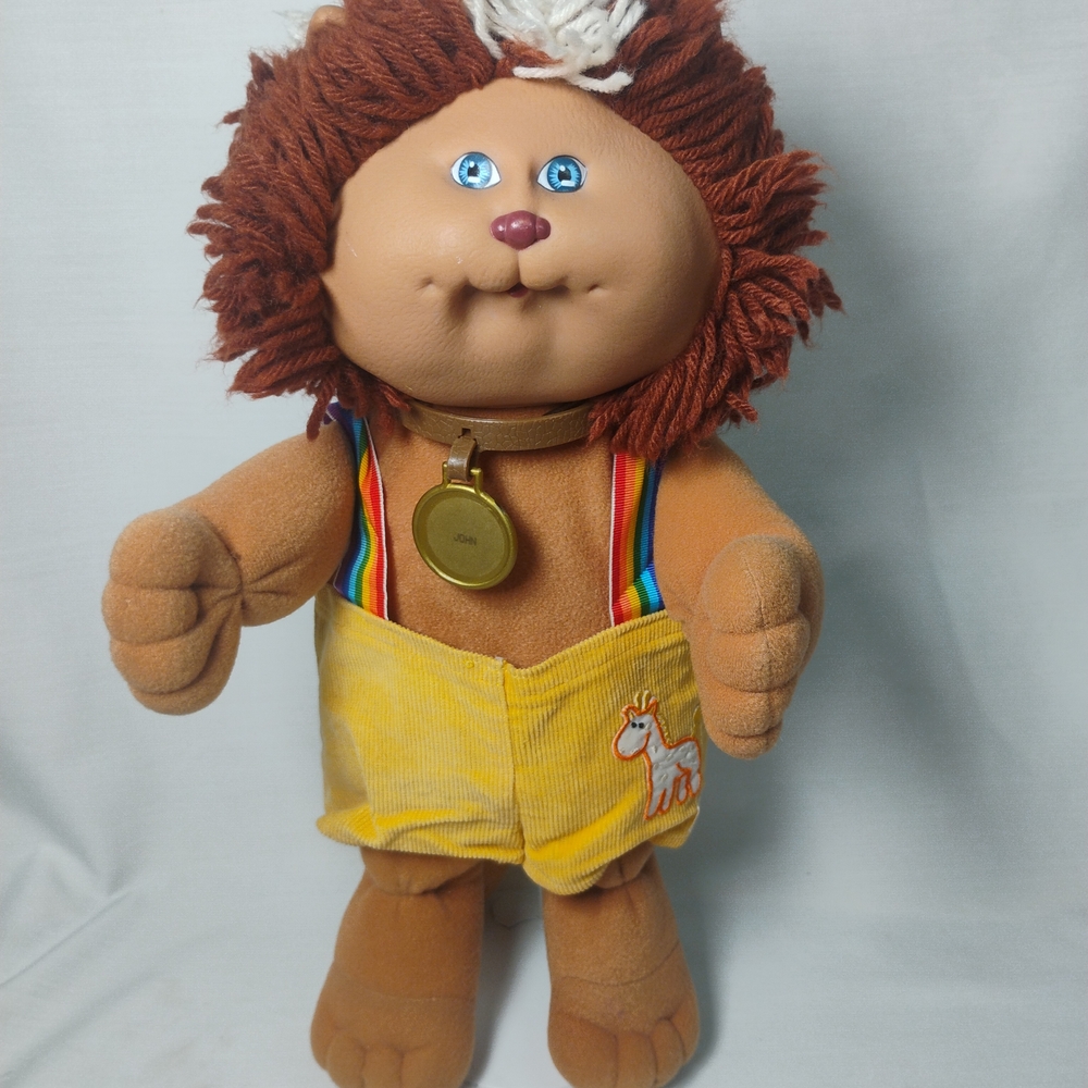 Vintage Cabbage Patch Koosa Pet - ICONIC Rainbow Suspenders 💜